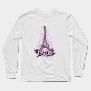 Eiffel Tower, Paris Long Sleeve T-Shirt